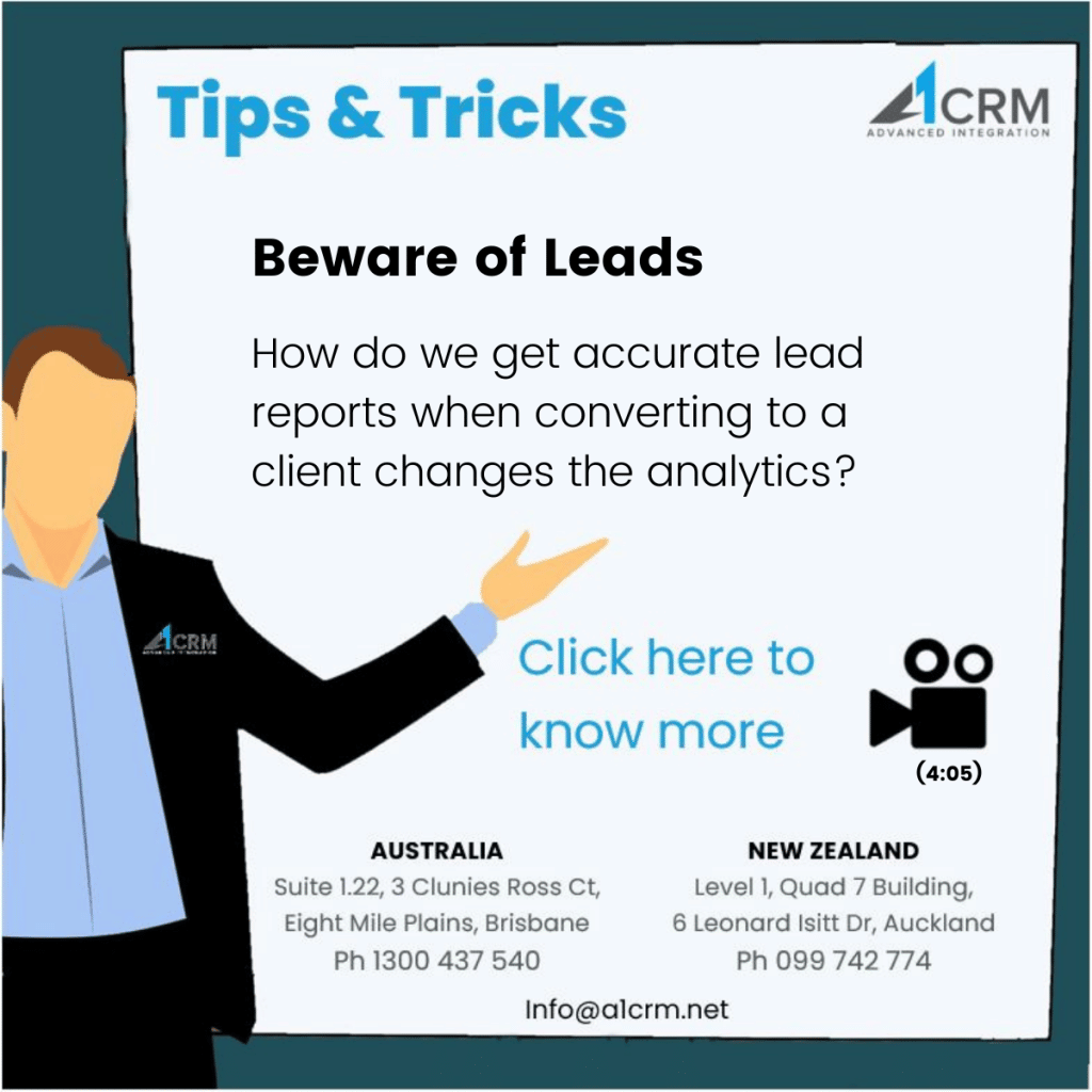 Tips & Tricks-Beware of Leads